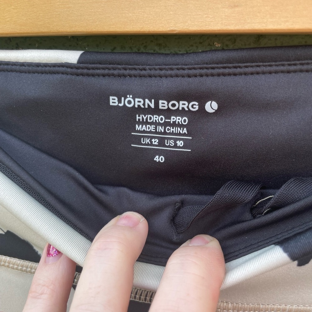 NWT | Björn Borg | High Waist Stripe Print Tights | Size 8/10 - Picture 9 of 14